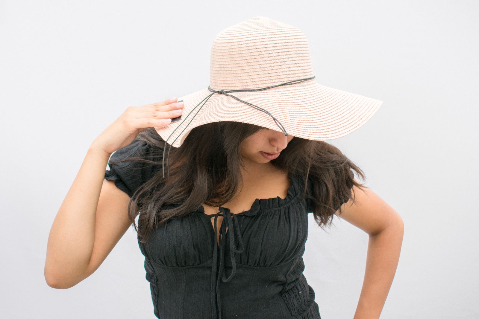 Sombrero de Playa Rosa.